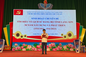 CHI BỘ TRƯỜNG THPT CHUYÊN CHU VĂN AN ĐỔI MỚI  SINH HOẠT CHUYÊN ĐỀ THEO HÌNH THỨC CUỘC THI  ĐƯỜNG LÊN ĐỈNH OLYMPIA
