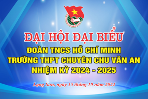 ĐẠI HỘI ĐẠI BIỂU ĐOÀN THANH NIÊN CỘNG SẢN HỒ CHÍ MINH TRƯỜNG THPT CHUYÊN CHU VĂN AN NHIỆM KÌ 2024 – 2025